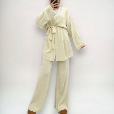 Gestrickter Zweiteiler / Blue