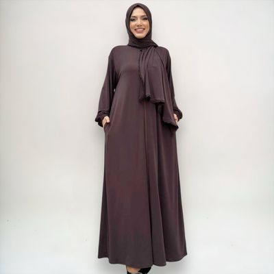 Salah Dress incl. Hijab - Brown