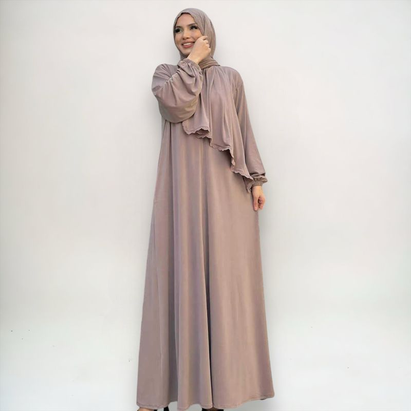 Salah Dress incl. Hijab - Creamy Rose