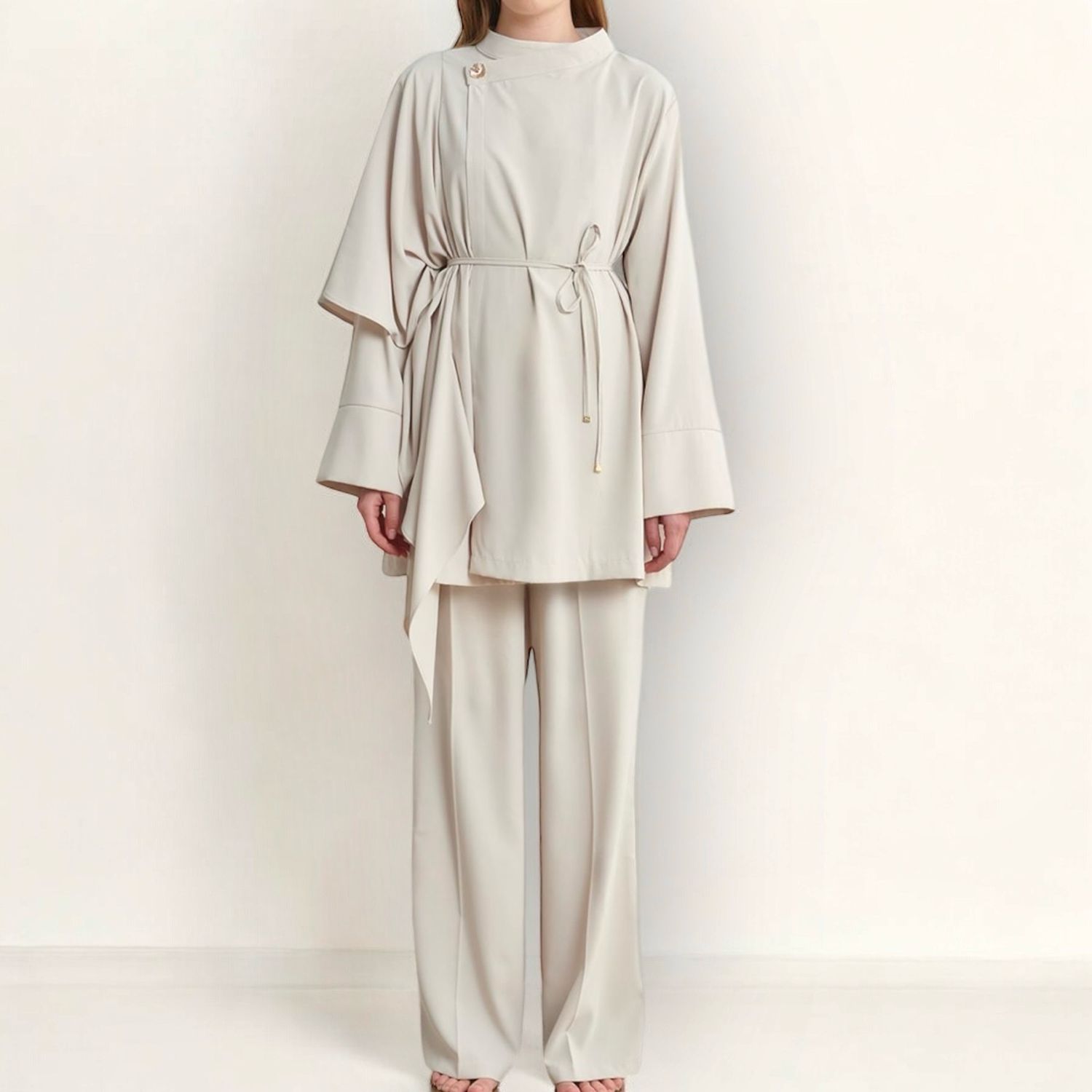 Two-piece set / Beige