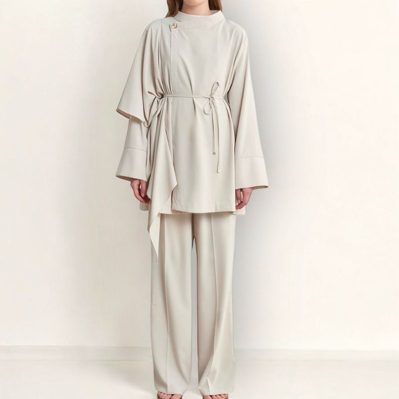 Two-piece set / Beige