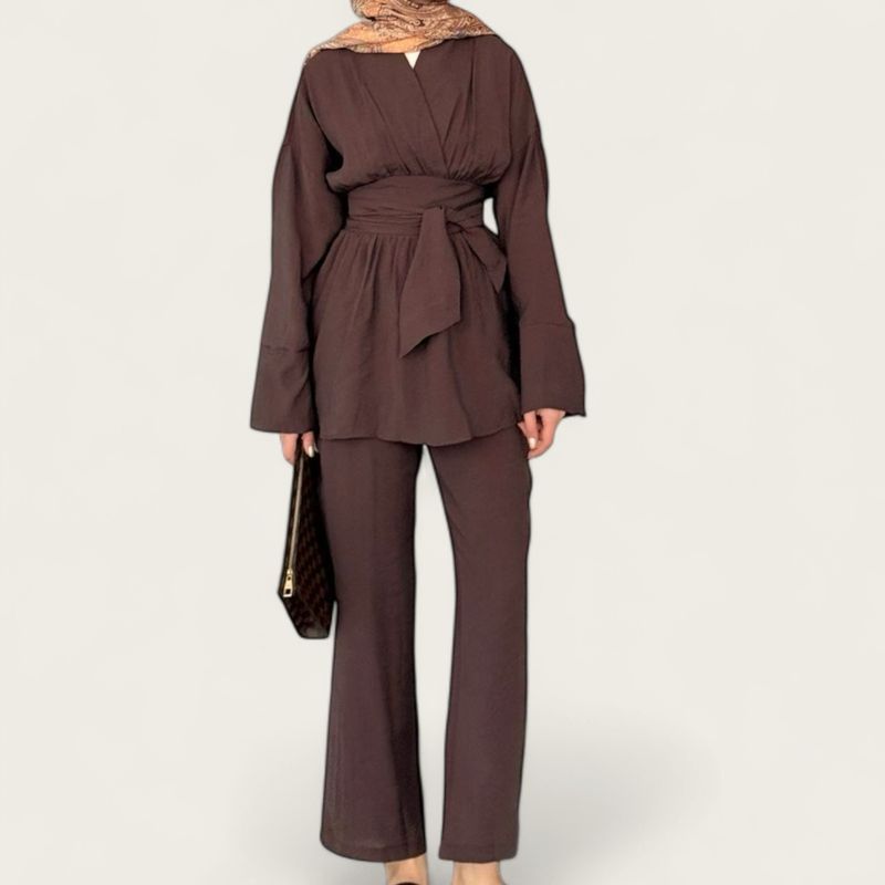 2 pcs Set / Brown