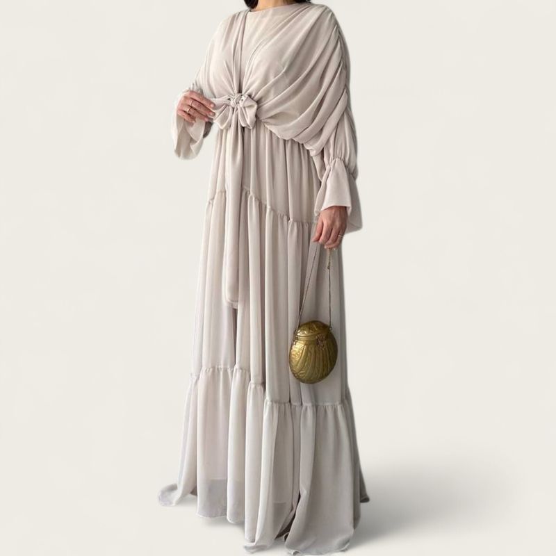  Zweiteiler Abaya / Beige