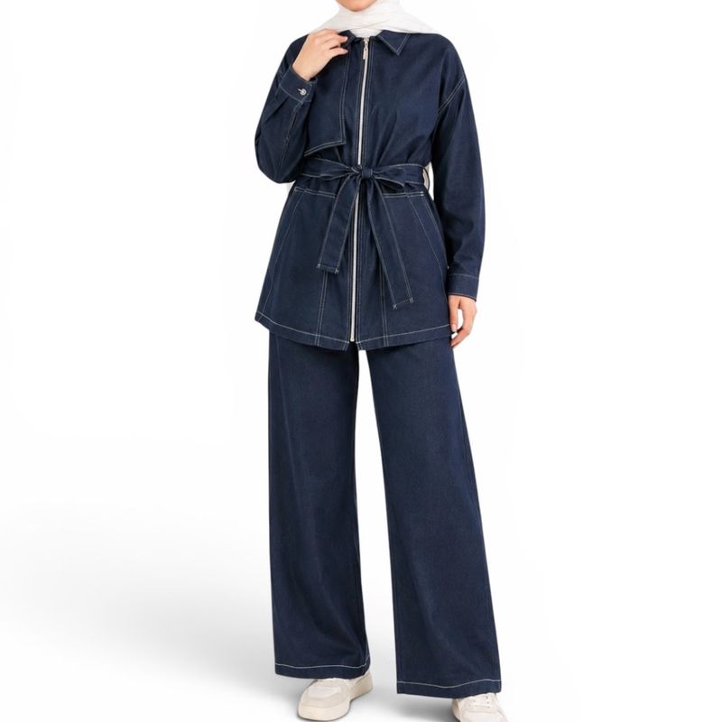 Denim Set / Navy Blue