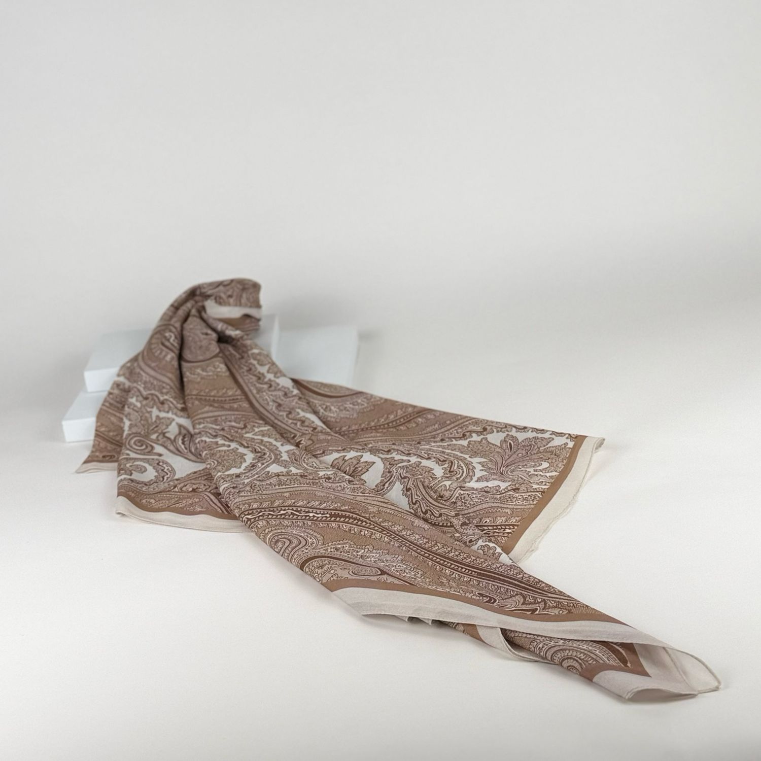 Printed Hijab - Mocha