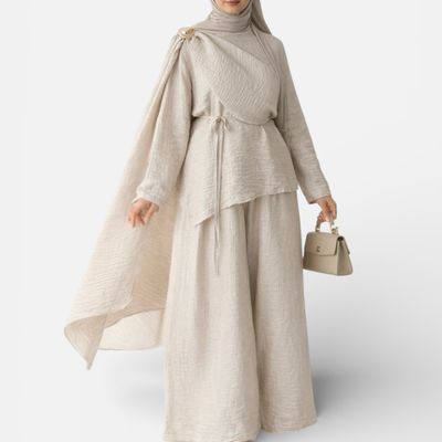 Eleganter Zweiteiler / Beige