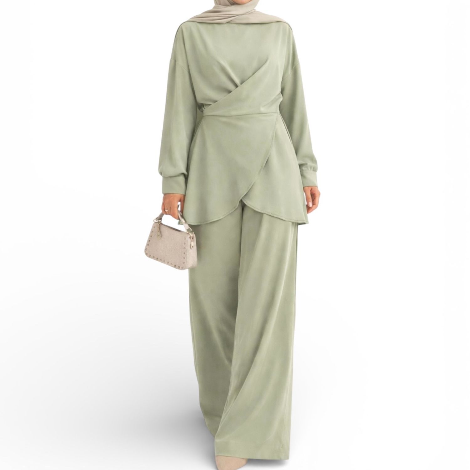 2 Piece Set -  Manila Green