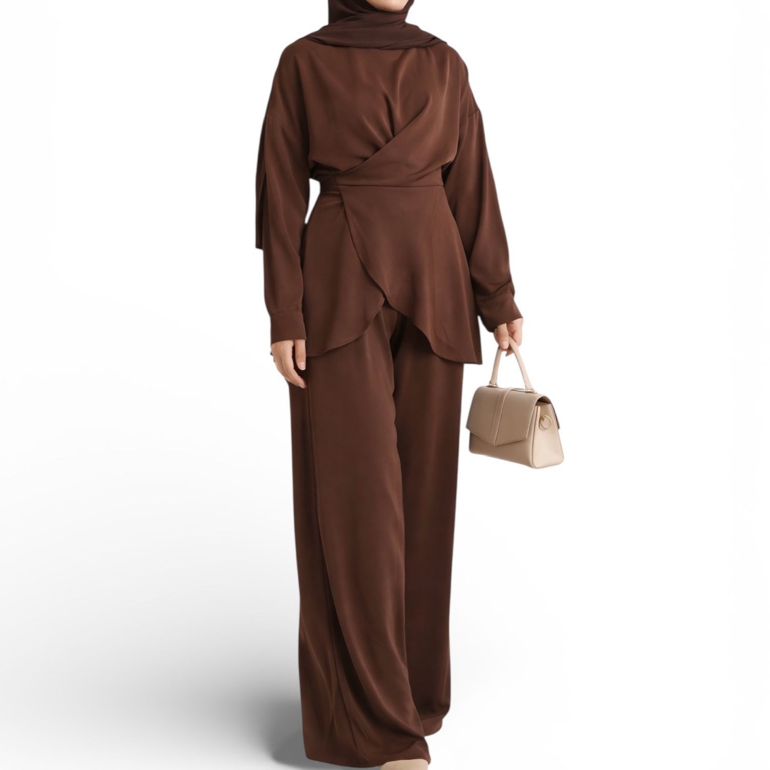 2 Piece Set -  Brown