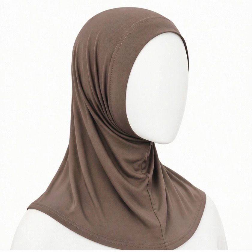 Hijab Bonnet - Light Brown