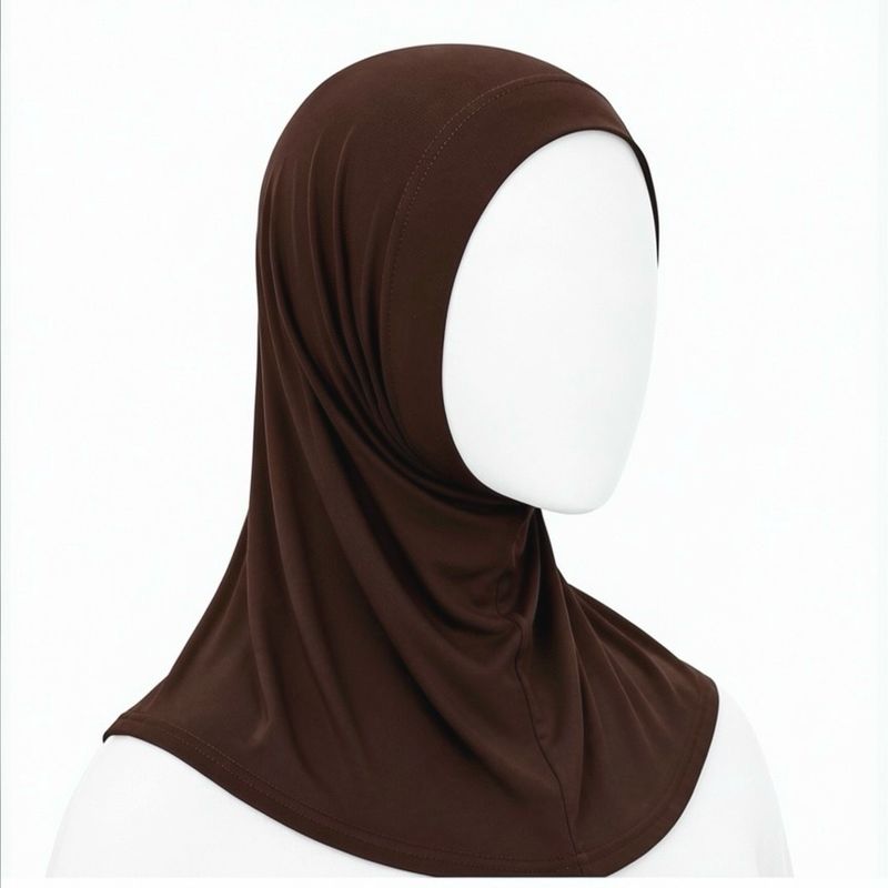 Hijab Bonnet - Dark Brown