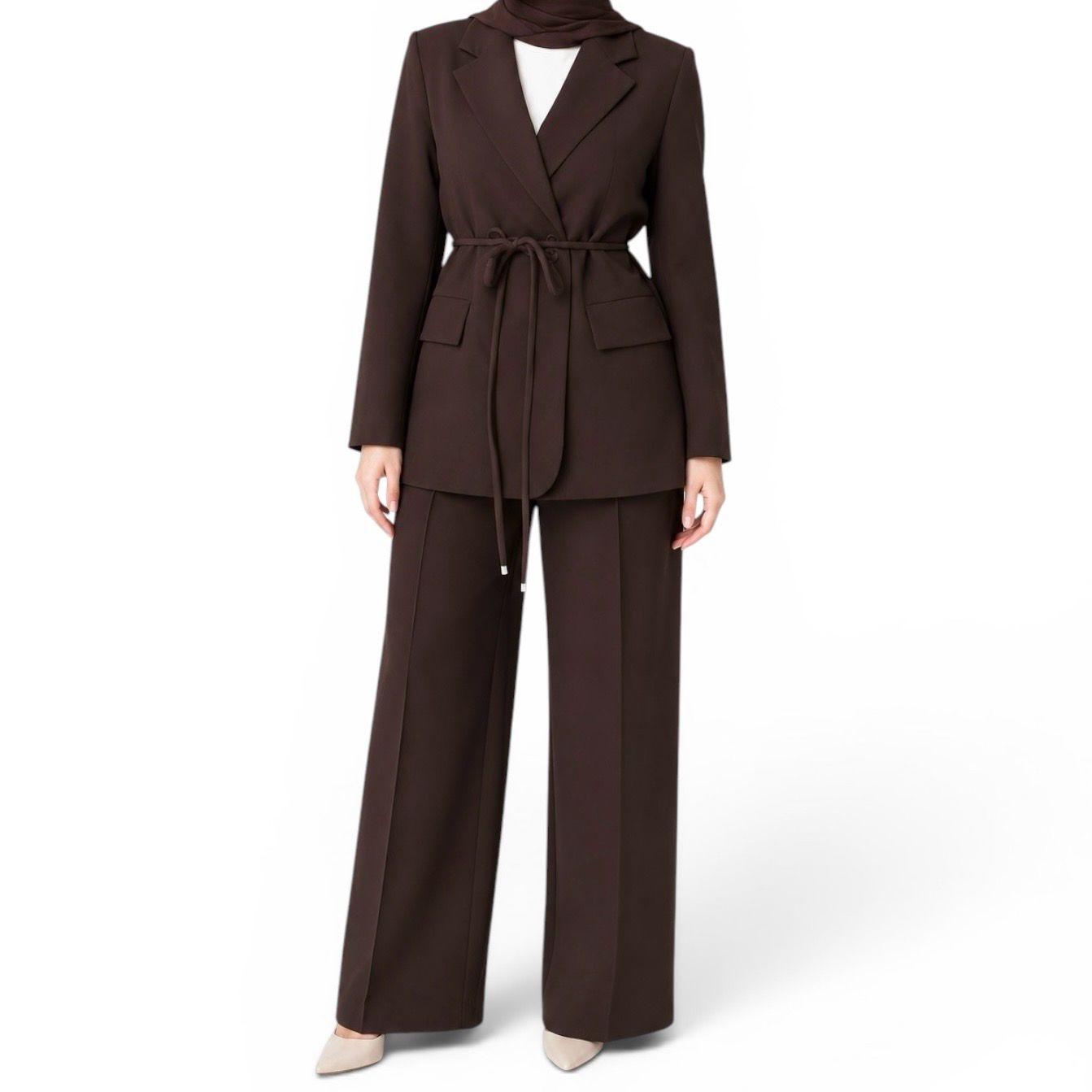 Blazer Set / Brown