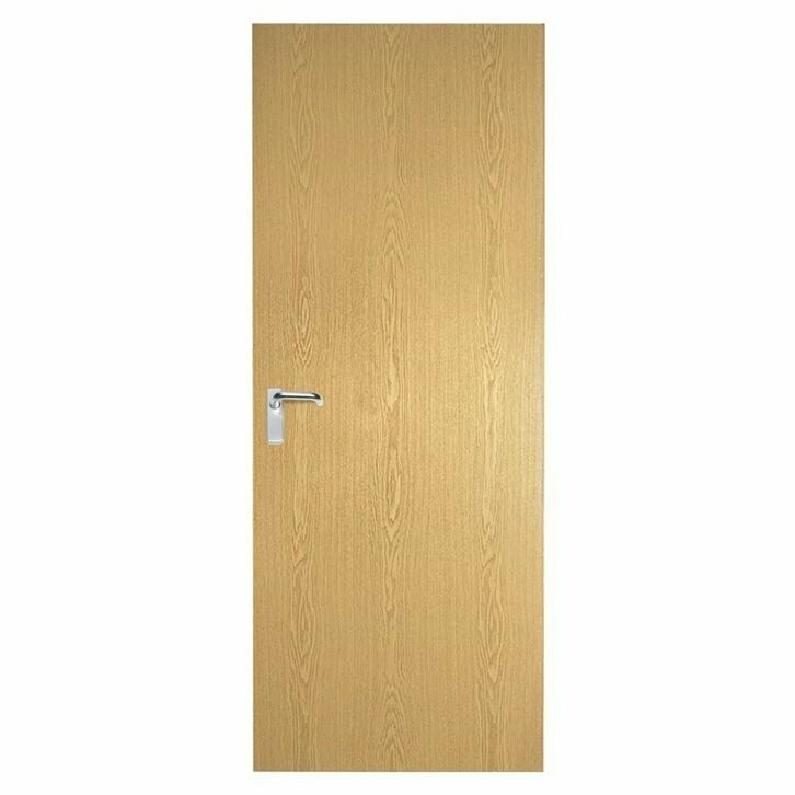 Oak Foil Flush Fire Door FD30