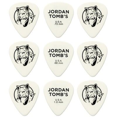 Jordan Tomb's Guitar Picks - 6 Picks in a Tin