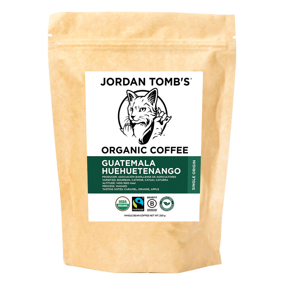 Jordan Tomb's Organic Coffee - Guatemala Huehuetenango - Fairtrade