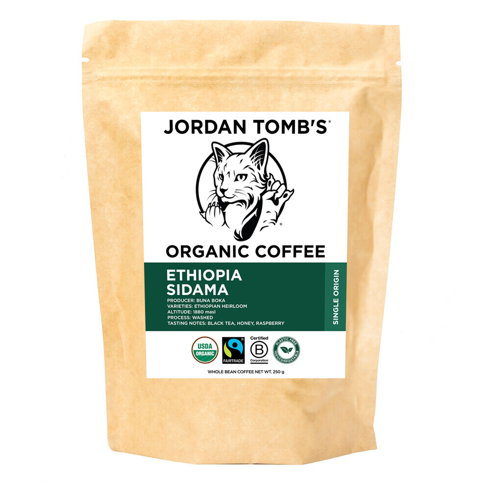 Jordan Tomb's Organic Coffee - Ethiopia Sidama - Fairtrade