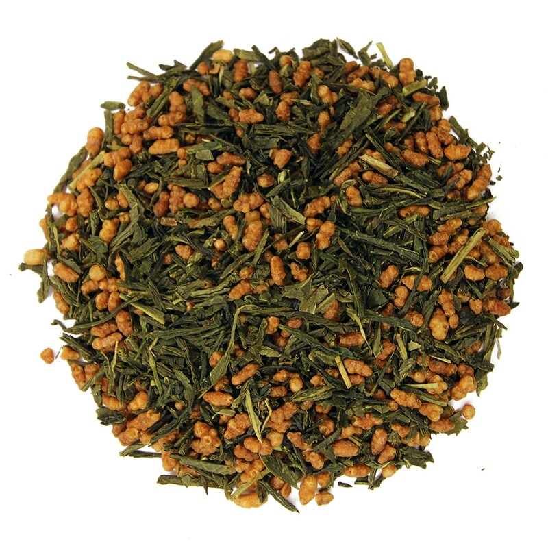 Rockin&#39; Cat Organic Green Tea Blend - Genmaicha