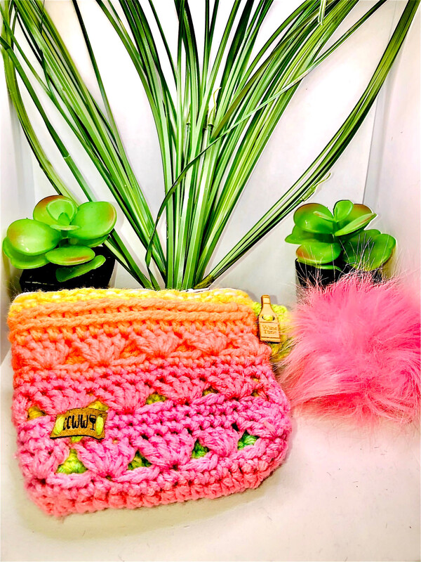 Sweet Stripes Zipper Pouch