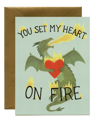 Yeppie Paper Dragon Fire Card