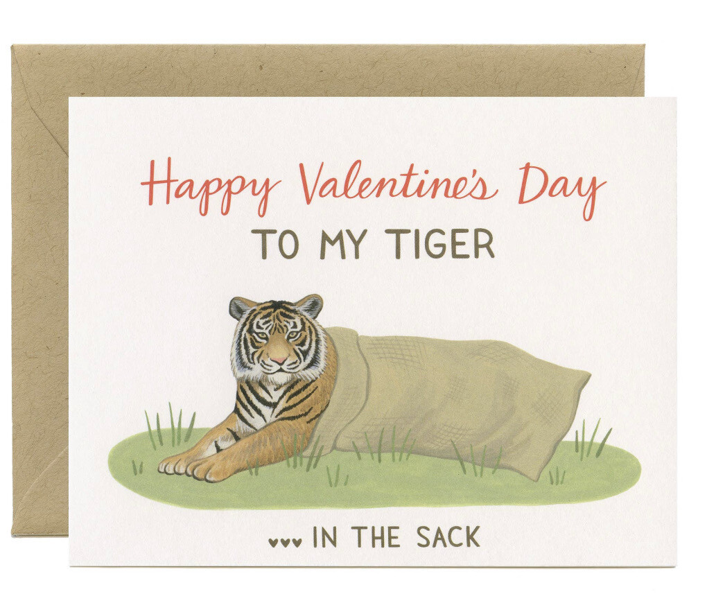 Yeppie Paper Tiger Love Card