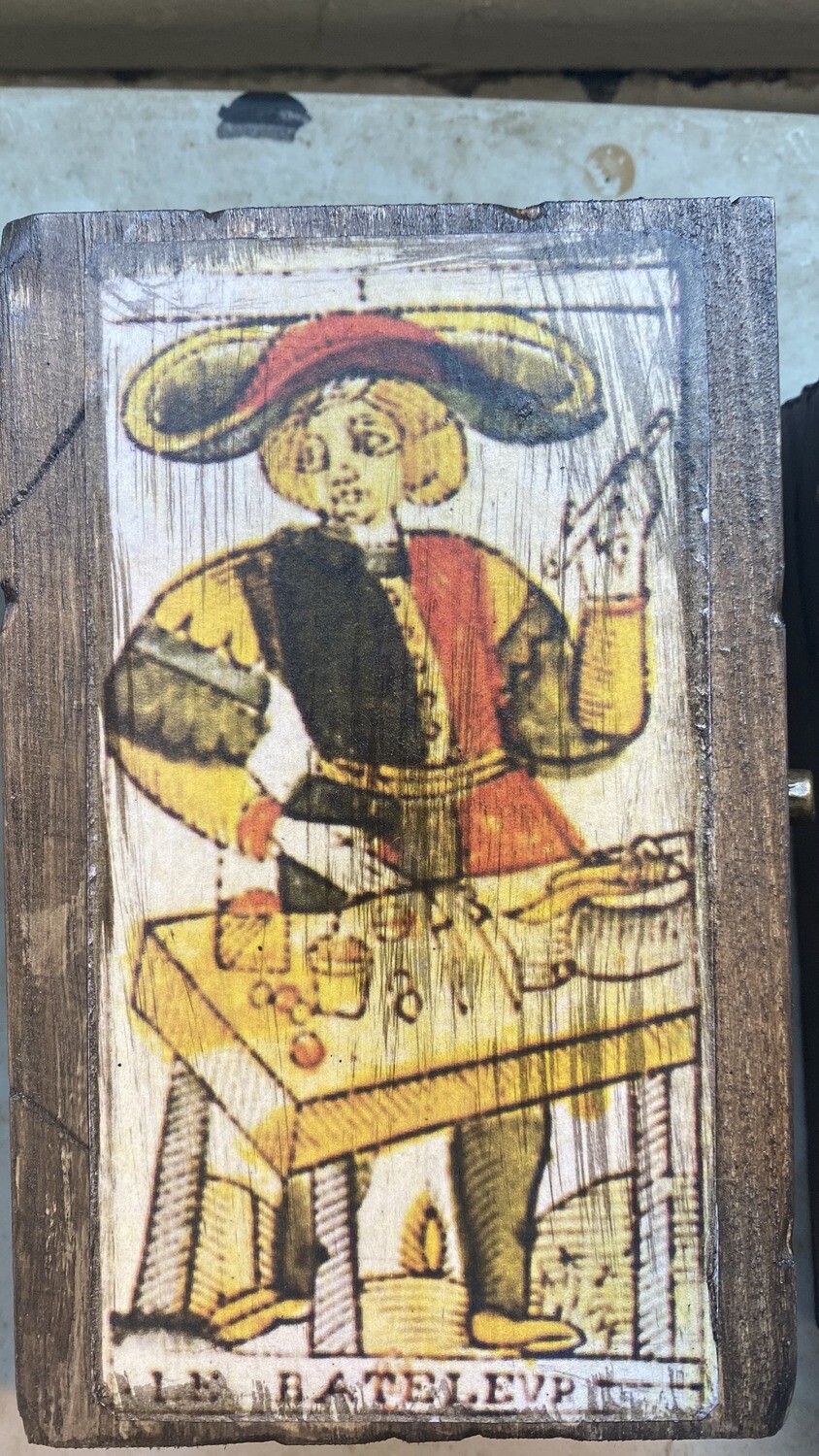 Hand decorated Wooden Tarot Card Boxes