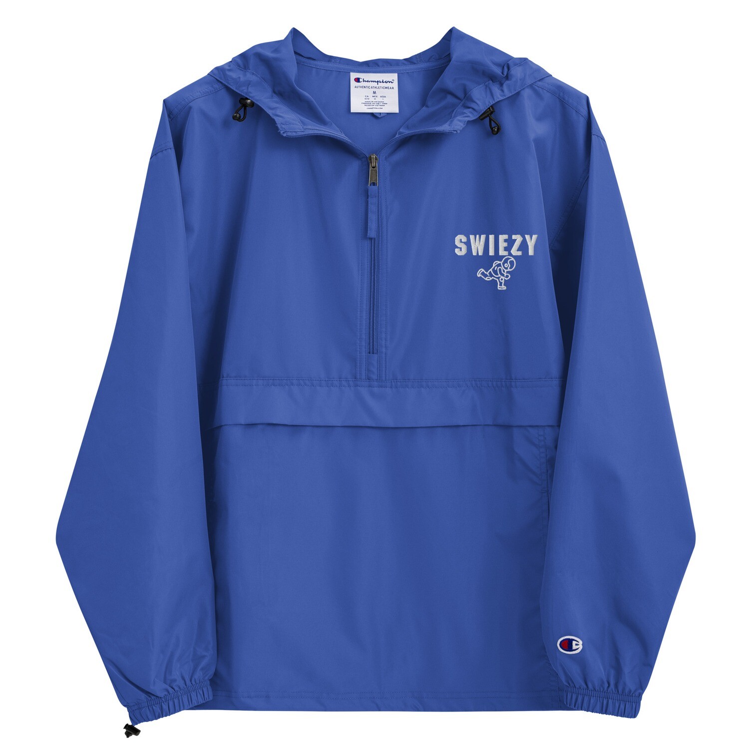 Swiezy Embroidered Champion Packable Jacket