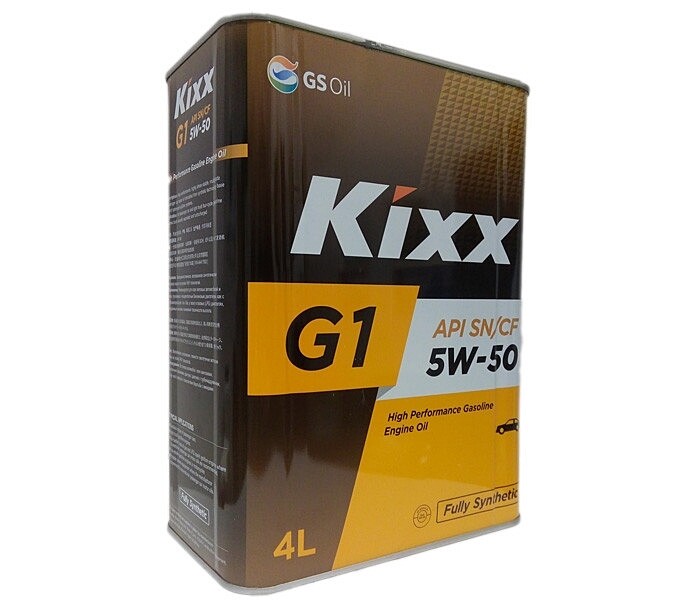 Моторное масло Kixx G1 SN/CF 5W-50 4л