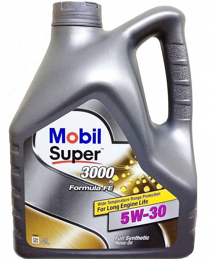 Моторное масло Mobil Super 3000 X1 FE 5W-30 152564 4л