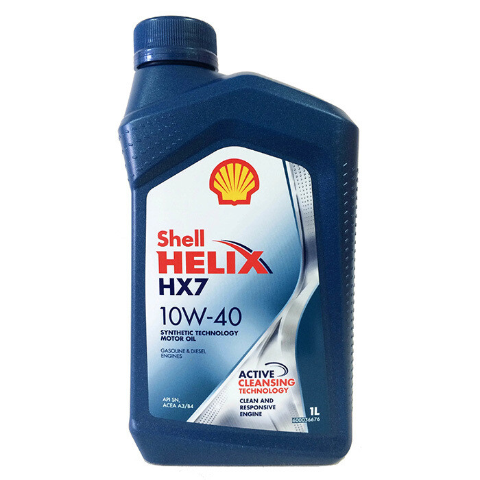 Моторное масло Shell Helix Plus HX7 10W-40 SL/CF 1л