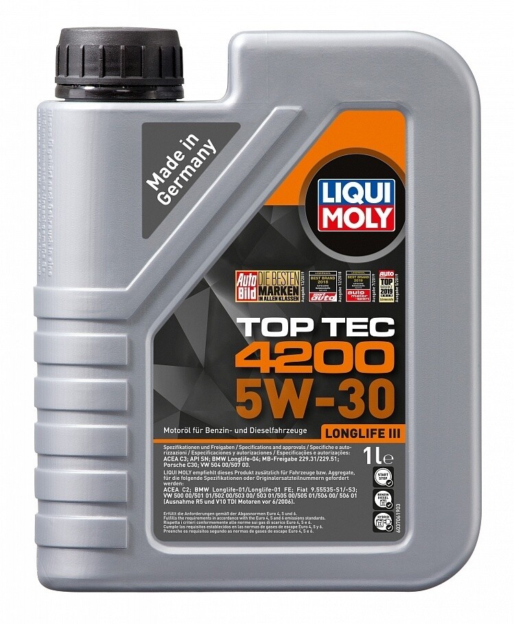 Моторное масло Top Tec 4200 5W-30 SN C3 1л