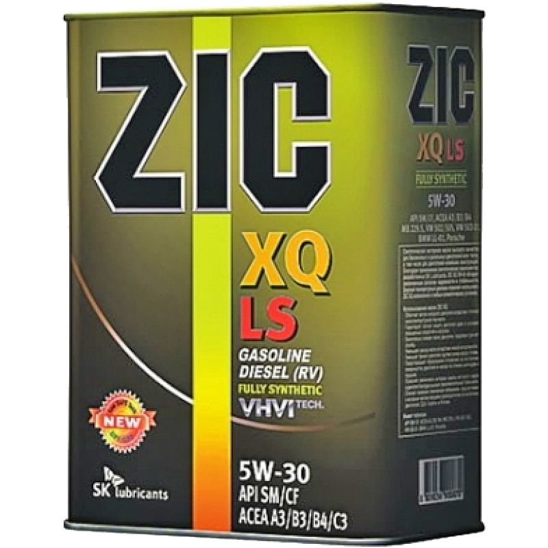 Моторное масло ZIC XQ LS 5W-30 SN/CF 4л
