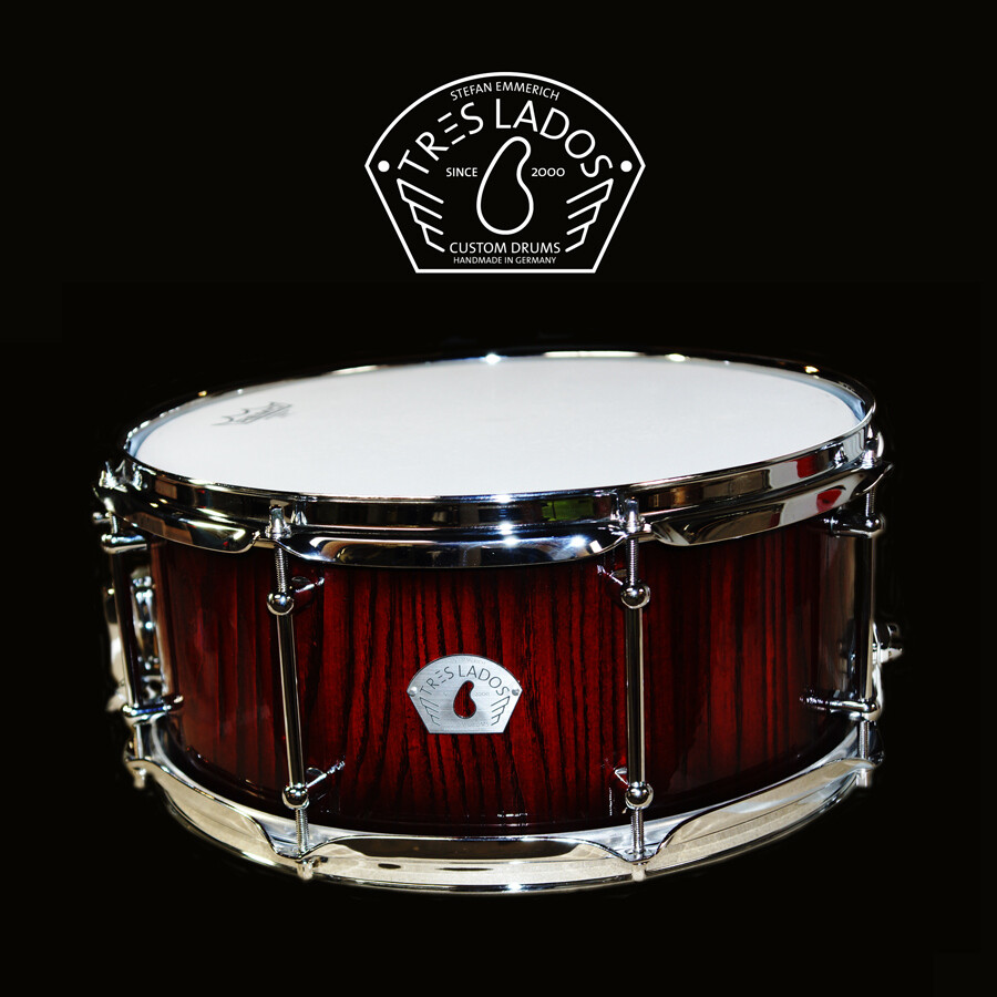 TRES LADOS SNARE 14x6,5 RED ASH