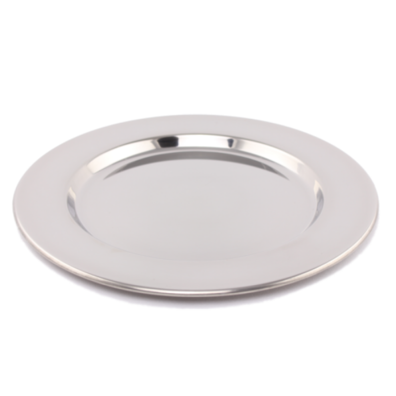 Platzteller silber Edelstahl Durchmesser 30cm