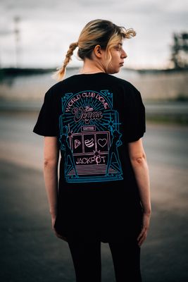 JACKPOT SHAPED LONG TEE UNISEX LAS VEGAS