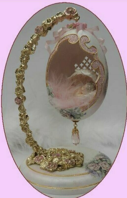 Online Video - "Sweet Dreams" - Instructional video on how to create this lovely Goose Egg - by Linda Martin