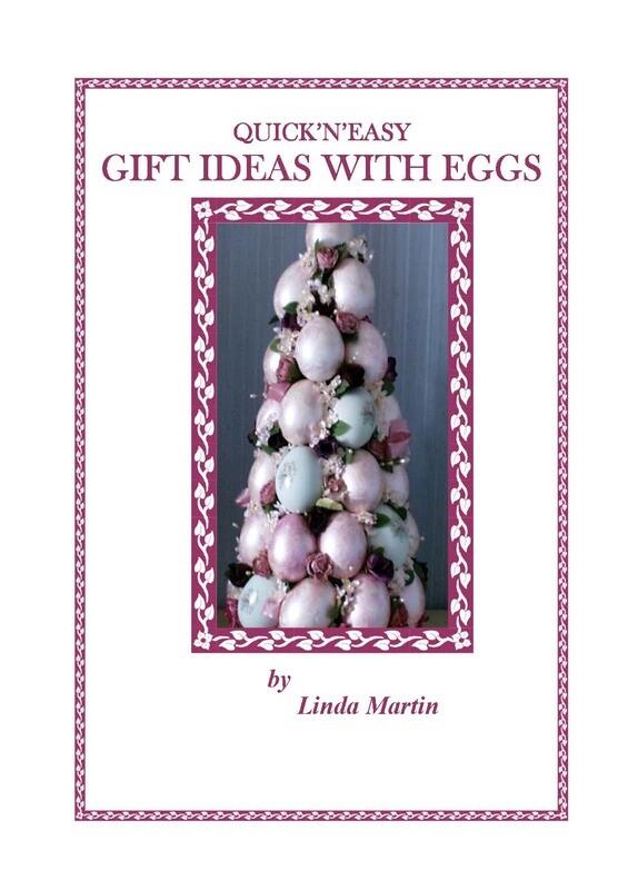 BOOK -  Quick'n'Easy Gift Ideas with eggs by Linda Martin