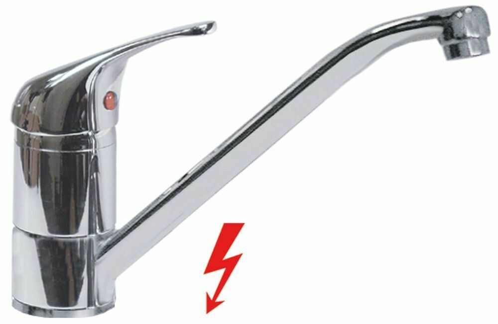 Mischbatterie, Einloch, 3/8", Tischmontage, NIEDERDRUCK