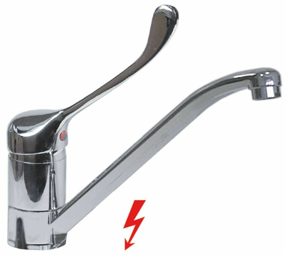 Mischbatterie, Einloch, 1/2", Tischmontage, NIEDERDRUCK