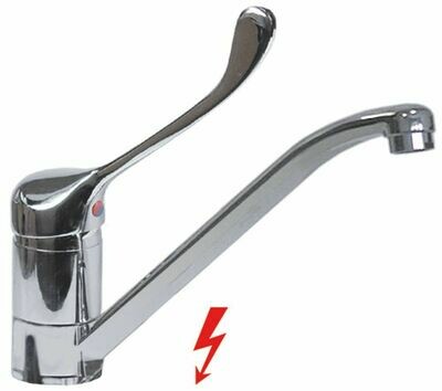 Mischbatterie, Einloch, 3/8", Tischmontage, NIEDERDRUCK