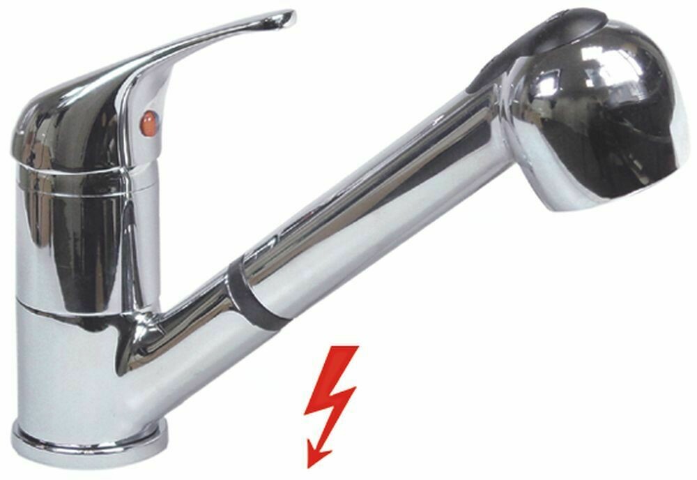 Mischbatterie, Einloch, 1/2", Tischmontage, NIEDERDRUCK