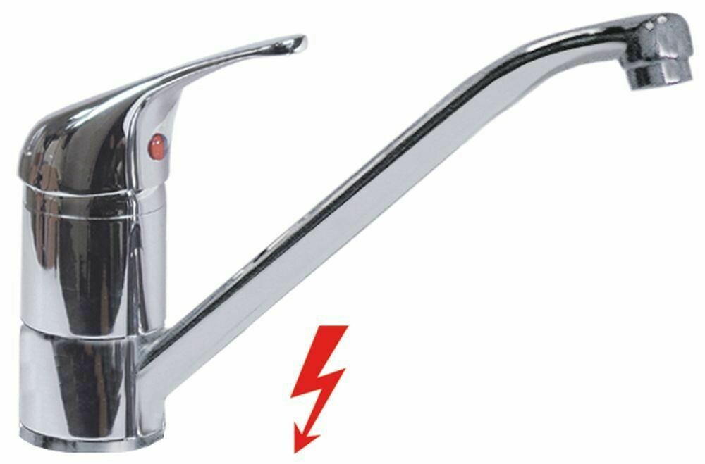 Mischbatterie, Einloch, 1/2", Tischmontage, NIEDERDRUCK