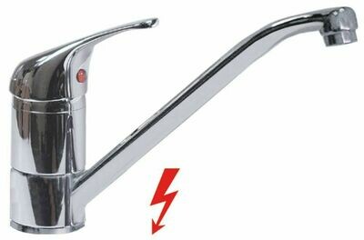 Mischbatterie, Einloch, 1/2", Tischmontage, NIEDERDRUCK