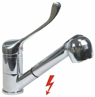 Mischbatterie, Einloch, 3/8", Tischmontage, NIEDERDRUCK