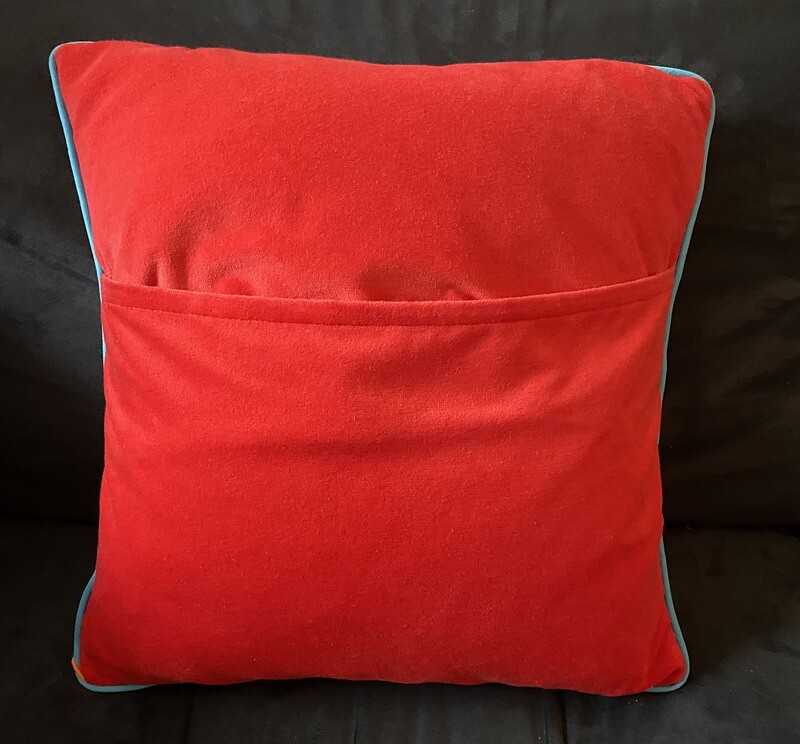 NAT THE CAT CUSHION COVER - BUDGIES