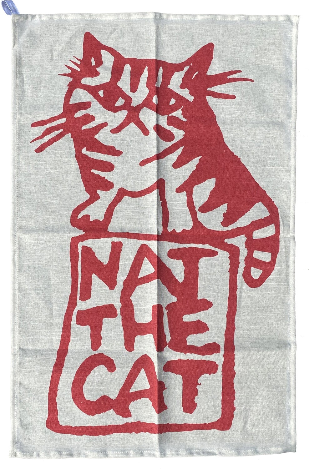 Tea Towel - Nat The Cat logo