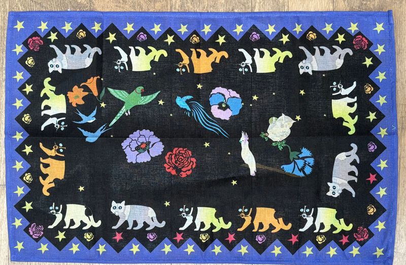 Tea towel - French Cats
