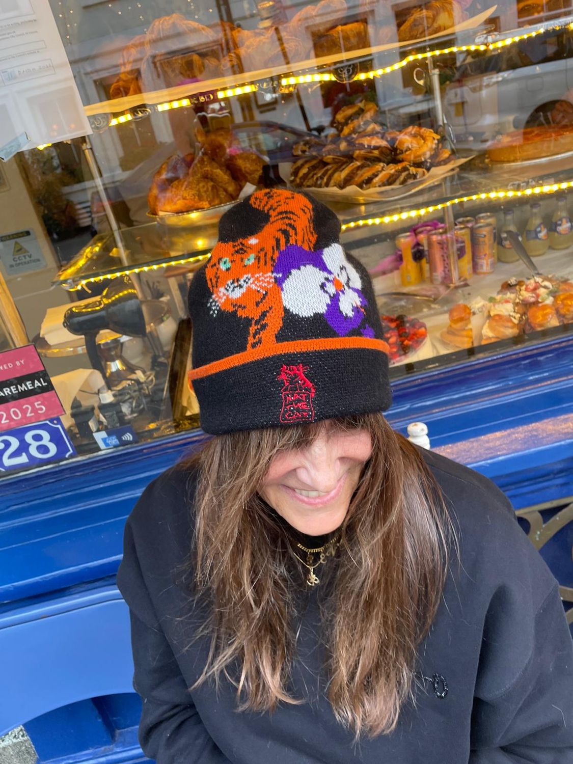 Nat The Cat “big tiger” cashmere hat