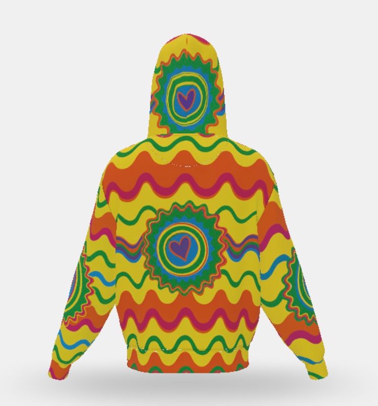 Zipped hoodie “60’s vibe”
