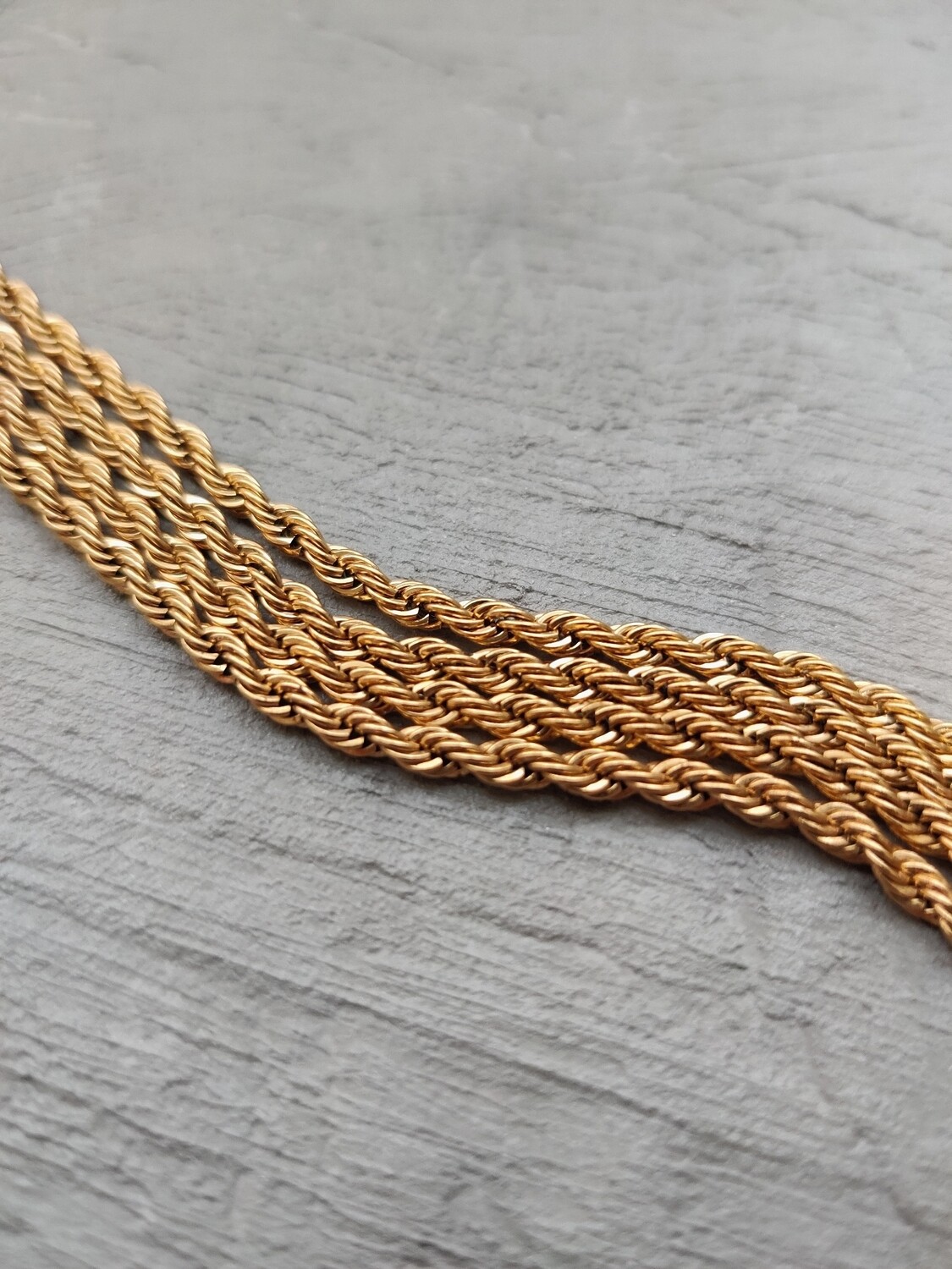 Rope Chain Necklace 18&quot; 4mm
