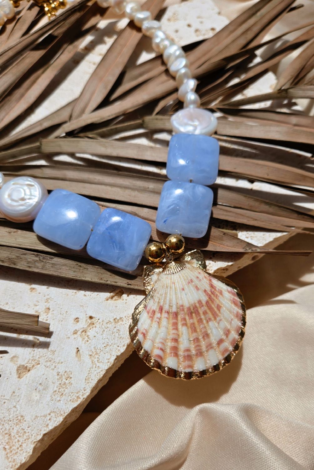 Light Blue Necklace 
