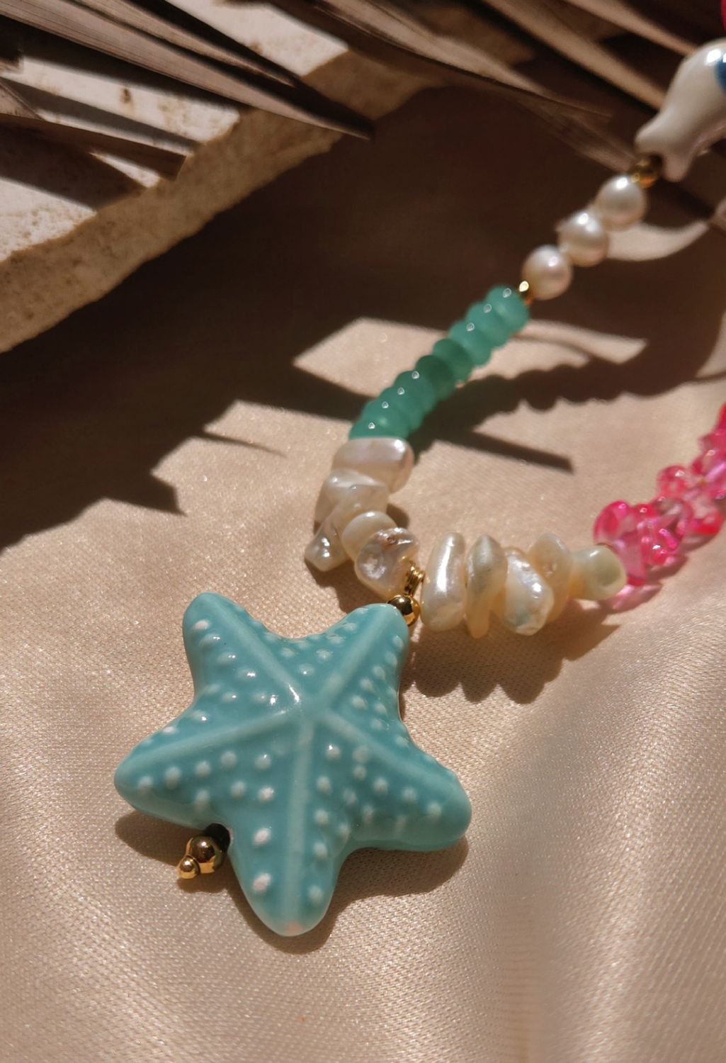 Coral Mist Necklace 